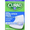 Curad Small Non-Stick Pads With Adhesive Tabs 2 Inches X 3 Inches 20 Each
