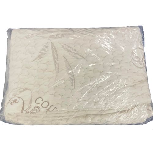 FoamRush 3" x 48" x 80" Bunk, Soft, Fitted, Zippered Mattress Cover Replacement, Premium Cotton, Waterproof, Non Skid Bottom, Mattress Pad Cover, Mattress Not Included