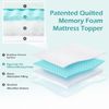 Hansleep Full Size Mattress Topper Viscose Derived from Bamboo, Memory Foam P...