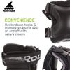 Rollerblade X Gear 3 Pack Protective Gear, Knee Pads, Elbow Pads and Wrist Guards, Inline Skating, Multi Sport Protection, Unisex, Black ,Large