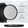 Walking Way 8 Points Star Filter 77 MM Variable Twinkle Effect Starburst Filter - Cross-Screen Filter - Slim Sparkling Effect Lens Filter