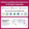Empty Gelatin Capsules Size 1 - Clear Veggie Capsules Empty (1000 Count) with Two Miro Lab Spoons