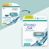 Schick Hydro Silk Moisturizing Razor Blade Refills for Women with Shower Hanger, 6 Count (Pack of 1)