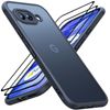 JAME for Google Pixel 9A Case, Slim Fit Pixel 9A Case with [2 Pack] Screen Protectors Translucent Matte Shockproof Protective Case for Google 9a, Black