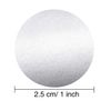 1000 Pieces Scratch Off Sticker Round Labels (Silver, 1 x 1 Inch Circle)