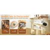 Automatic Nut Milk Maker 50oz Soybean Milk Machine For Almond Oat  Soy White