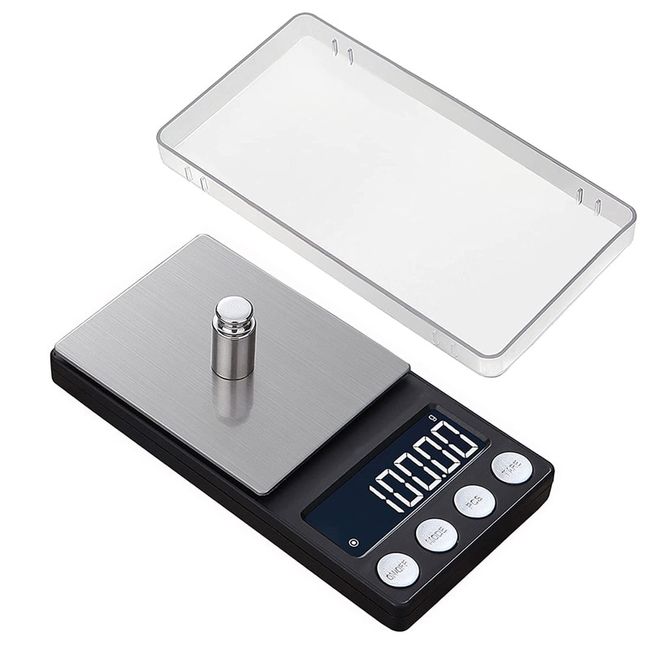 Digital Gram Scale 0.01g Food Scale High Precision Kitchen Scale Multifunctional Stainless Steel Pocket Scale - 100g/0.01g