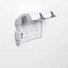 Socketsafe UK Electrical Key Lockable Twin Plug Socket Protector Covers (Single), Off-White, DO-61000
