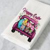 Happy Easter Printed Dish Towel Gnome Kitchen Decor Absorbent Waffle Weave 16x24
