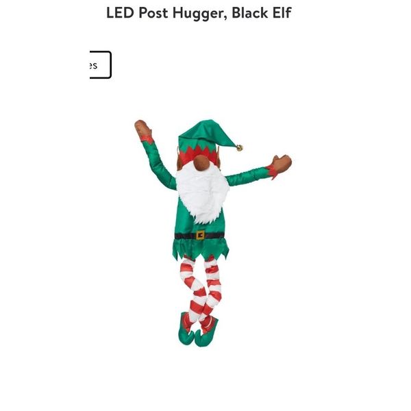 Evergreen LED Post Hugger Elf, Black NEW In BOX
