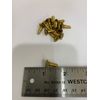 No.10 x 5/8'' Solid Brass Screws Philips Countersink Head Wood Screws-(12)