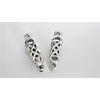 Generic 2 extra tiny small silver metal celtic knot alligator hair clip for fine thin (Size: 1.38)