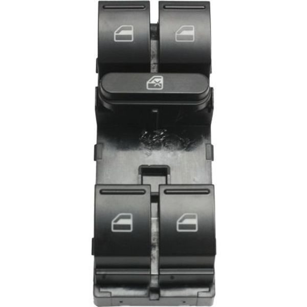 Perfect Fit Group REPV505210 - Jetta Window Switch, Front, LH, Multi-Button, 5-Button, Black And White