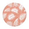 Tropical Botanical Palm Leaves Summer Pattern - Papaya Punch PopSockets Swappable PopGrip