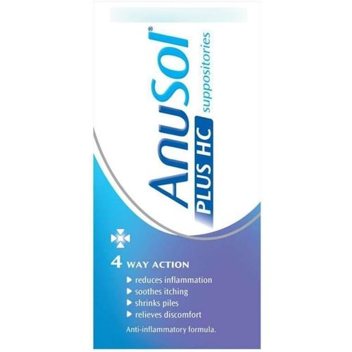 Plus HC Hemorrhoid Relief Suppositories, 12 Suppositories