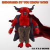 Satan Devil Plush; Stuffed Toy Evil Beelzebub Figure