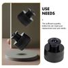 Veemoon Pack of 20 Push Pull Cap Bottle Push Pull Bottle Cap Drinking Lid for Camping Lemonades Drinking Bottles Black
