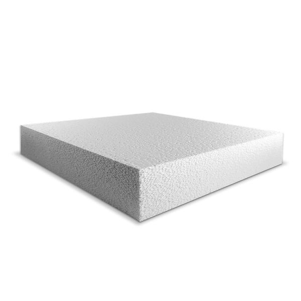 10" Inch Square Cake Dummy Polystyrene Modelling Dummies 2" inch Deep