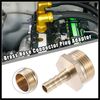 Hihaha 2 Pcs 8mm 3/4" BSP Male Thread Hose Fitting Connector Durable Material