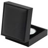 COWFEX PU Coin Presentation Display Box Holder with Capsule for 40mm (Black)