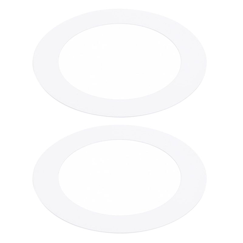 PATIKIL Goof Rings For 6-8" Inch Recessed Can Lighting Down Light, 8 Pcs Metal Goof Trim Rings Cover, Outer Diameter 8.62-inch, Inner Diameter