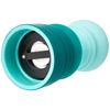 MasterClass Pepper Mill or Salt Grinder with Interchangeable Cap, Plastic, Green Ombré, 12 cm