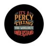 Percy Name PopSockets PopGrip: Swappable Grip for Phones & Tablets