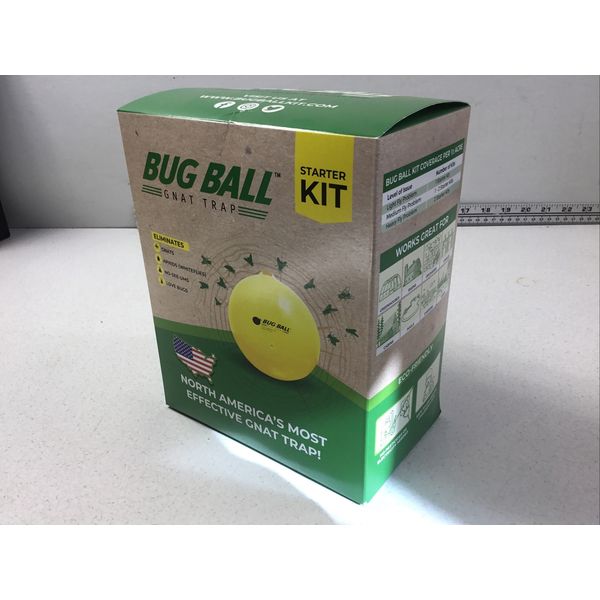 Bug Ball  Catch Em Starter Kit Gnat Trap Aphids Whiteflies No See-Ums Bugs Flies