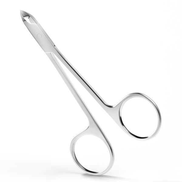 Suvorna 4" cuticle scissors for nails cuticle trimmer, cuticle nippers professional, cuticle clippers professional, cuticle scissors extra fine curved, cuticle cutter & cuticle remover for nails.