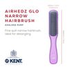 Kent AirHedz Glo Flat 9 Row Brush Purple