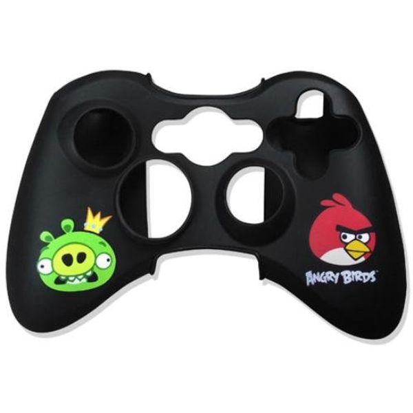 Angry Birds Gamerpad- Controller Skin Wrap - Black (Xbox 360)