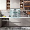 30in Built-in/Insert Range Hood 800CFM Kitchen Stainless Steel Touch control