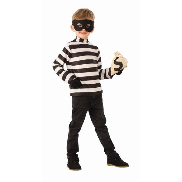 Rubies Basic Childrens Costumes Kids Dress Up Pretend Play (Burglar, Small)