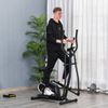 Magnetic Exercise Training Bike w/ Flywheel & Digital Monitor for Home Office