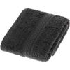 Lex's Linens Quality 100% Combed Cotton 2 Pack Black Facecloths