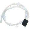 Custom 25563-005-000 4' Sweep Hose w/End Scrub for Pool Cleaner - White