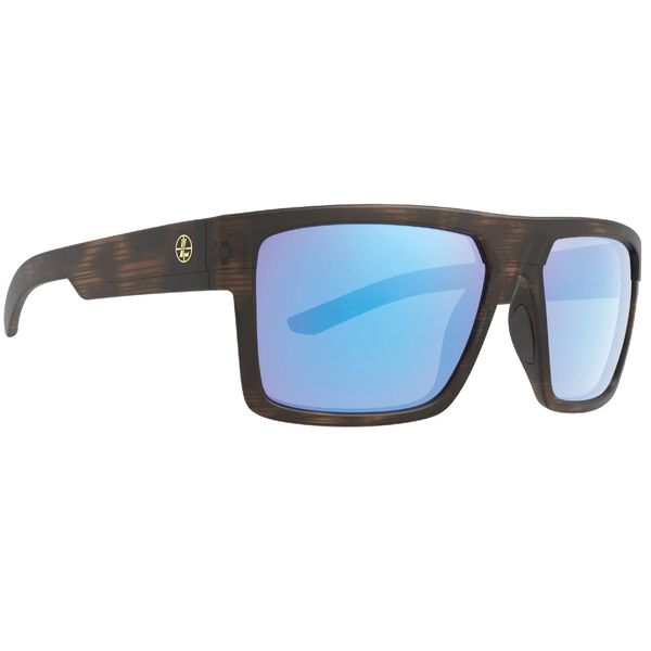 Leupold Becnara Performance Eyewear with Matte Tortoise Frames and Blue Mirror Polarized Lenses