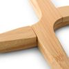 GUDEE GudeeLife RHOMBUS Foldable Trive Trivet Bamboo Trivet Trive