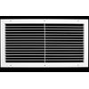 Aluminum Adjustable Return/Supply HVAC Air Grille - Full Control (16"w X 6"h)