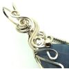 Aquamarine Gemstone Sterling Silver Wire Wrapped Pendant 01