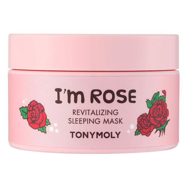 TONYMOLY I'm Rose Revitalizing Sleeping Mask, 1 Count , 3.5 Ounce (Pack of 1)