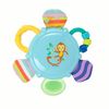 Nuby Look-at-Me Mirror Teether Toy, Teal/Blue Monkey