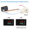 Linkstyle DC Volt Amp Meter Ammeter, DC 5-100V 100A Dual Display Current Voltage Meter Gauge with Hall Effect Sensor Transformer