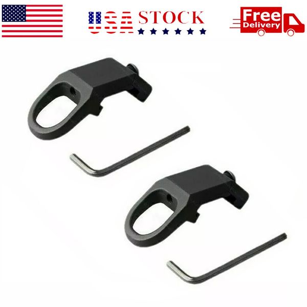 2 PCS Rail Mount Sling Adapter Low Profile Attachment Point for Picatinny Weaver