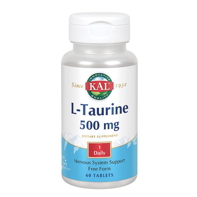 KAL L-Taurine 500mg | 60 Tablets