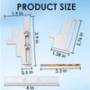 Generator Interlock Kit Professional Electrical Interlock Panel for Bryant 150 or 200 Amp Main Breaker Panels, Silver