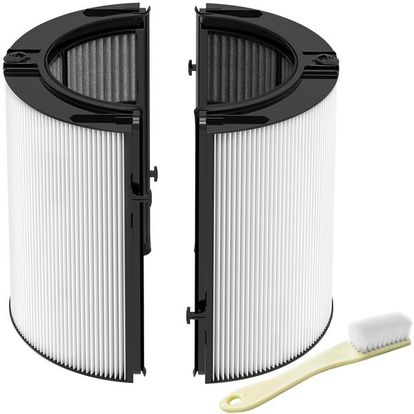 2 in 1 Filter Replacement Compatible with Dyson Air Purifier HP04 TP04 DP04 PH04 HP09 TP09 HP07 TP07 PH03 PH01,New Version H13 Grade True HEPA Filter & Activated Carbon Filter