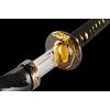 MAKOTO Handmade Sharp Katana Black Japanese Samurai Sword 40" (Golden Orchid)