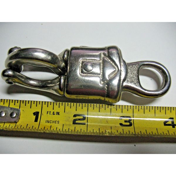 QUICK RELEASE  ATTACK  DOG  LEASH LEADER HEAVY PLATED  STEEL   VINTAGE  ORIGINAL