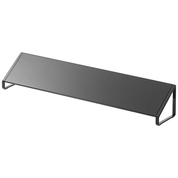 Yamazaki 2455 Exhaust Vent Cover, Black, Approx. 17.7 - 32.3 x 32.3 x 3.0 inches (45 - 82 x 8 x 7.5 cm), Tower Extendable, Fits Width 16.9 - 31.5 inches (43 - 80 cm), Oil Splash Guard, 23.6 inches (75